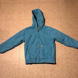 Blue Carhartt Jacket Girls (7-8)